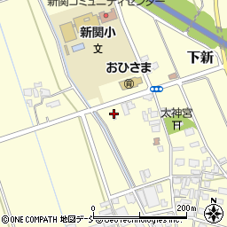新潟県新潟市秋葉区下新210周辺の地図