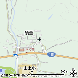 福島県相馬市山上須萱3周辺の地図