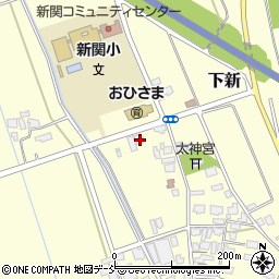 新潟県新潟市秋葉区下新211周辺の地図