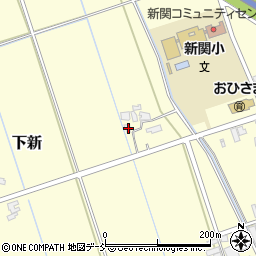 新潟県新潟市秋葉区下新346周辺の地図