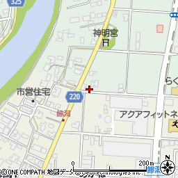 新潟県新潟市南区十五間158周辺の地図