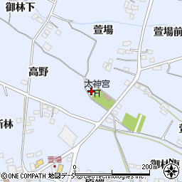 福島県福島市笹木野萱場28周辺の地図
