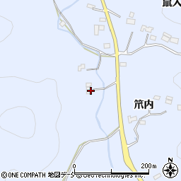 福島県伊達市保原町富沢台周辺の地図