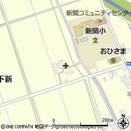 新潟県新潟市秋葉区下新352周辺の地図