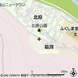 福島県福島市立石1-32周辺の地図