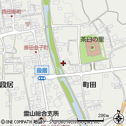 福島県伊達市霊山町掛田町田6周辺の地図