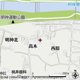福島ビルサービス株式会社　現場事務所周辺の地図