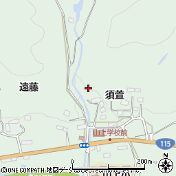 福島県相馬市山上須萱43周辺の地図