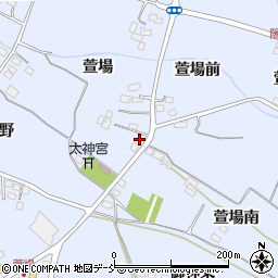 福島県福島市笹木野萱場7周辺の地図