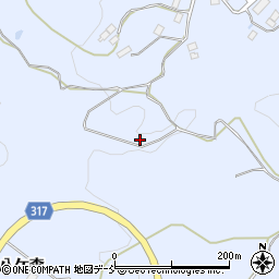 福島県伊達市保原町富沢中細田周辺の地図