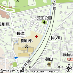 福島県福島市御山清次郎作り周辺の地図