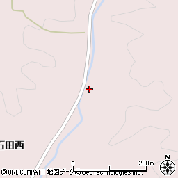福島県伊達市霊山町石田（熊ノ沢）周辺の地図