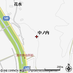 福島県伊達市霊山町山戸田中ノ内周辺の地図