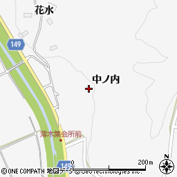 福島県伊達市霊山町山戸田（中ノ内）周辺の地図