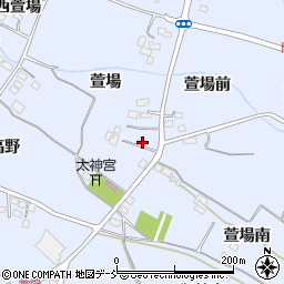 福島県福島市笹木野萱場8-3周辺の地図