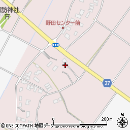新潟県阿賀野市野田843周辺の地図
