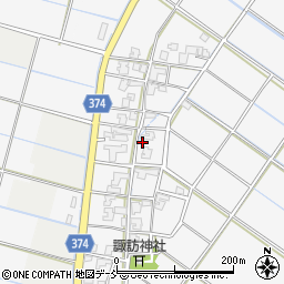 新潟県新潟市西蒲区真田周辺の地図