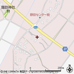 新潟県阿賀野市野田842周辺の地図
