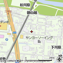 福島県福島市御山中川原56周辺の地図