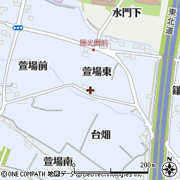 福島県福島市笹木野萱場東10-10周辺の地図