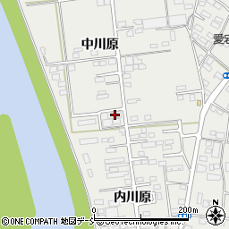 福島県福島市岡部中川原14周辺の地図