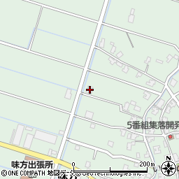 新潟県新潟市南区味方461-1周辺の地図
