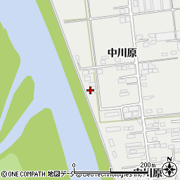 福島県福島市岡部中川原35周辺の地図