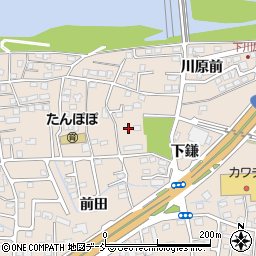 福島県福島市泉周辺の地図