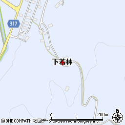 福島県伊達市保原町富沢下若林周辺の地図