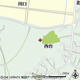 福島県相馬市柏崎西台周辺の地図
