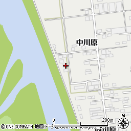 福島県福島市岡部中川原37周辺の地図