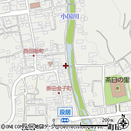 福島県伊達市霊山町掛田新町34周辺の地図
