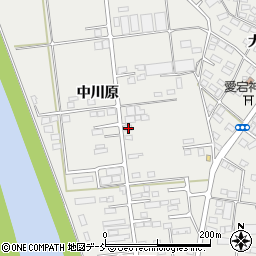 福島県福島市岡部中川原40周辺の地図