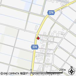 新潟県新潟市西蒲区真田761-1周辺の地図