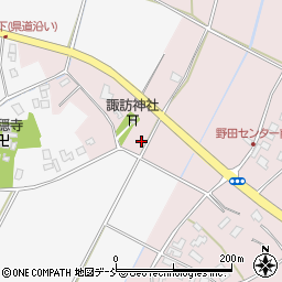 新潟県阿賀野市野田1030周辺の地図