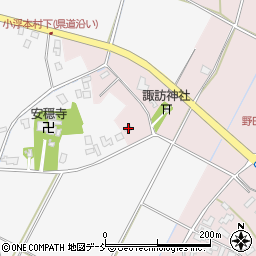 新潟県阿賀野市野田1046周辺の地図