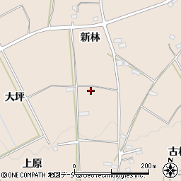 福島県福島市町庭坂原際周辺の地図