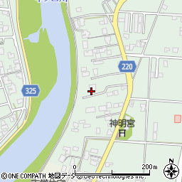 新潟県新潟市南区十五間周辺の地図