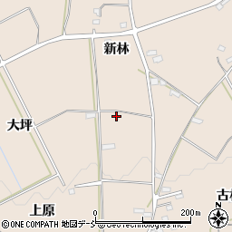 福島県福島市町庭坂（原際）周辺の地図