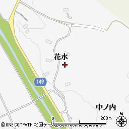 福島県伊達市霊山町山戸田花水19周辺の地図