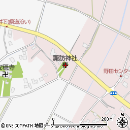 諏訪神社周辺の地図