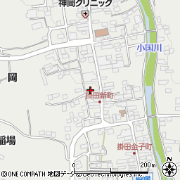 福島県伊達市霊山町掛田新町2周辺の地図