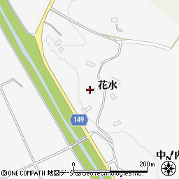 福島県伊達市霊山町山戸田花水24周辺の地図