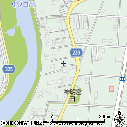 新潟県新潟市南区十五間54-1周辺の地図