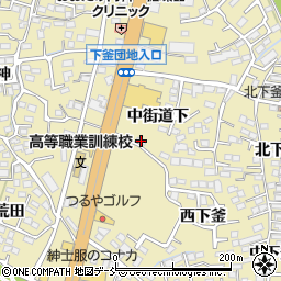 東日本三菱ＵＣＡＲ福島本内周辺の地図