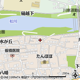 福島県福島市泉清水が丘122周辺の地図