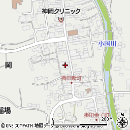 福島県伊達市霊山町掛田新町4周辺の地図