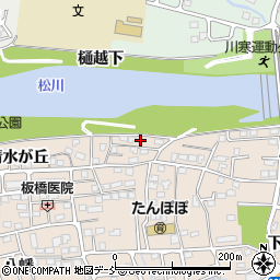 福島県福島市泉清水が丘119周辺の地図