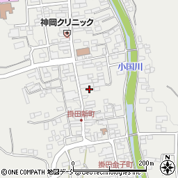 福島県伊達市霊山町掛田新町20周辺の地図
