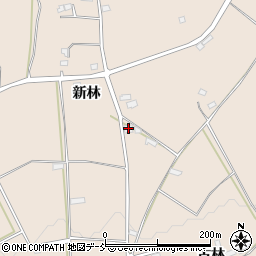 福島県福島市町庭坂新林19周辺の地図